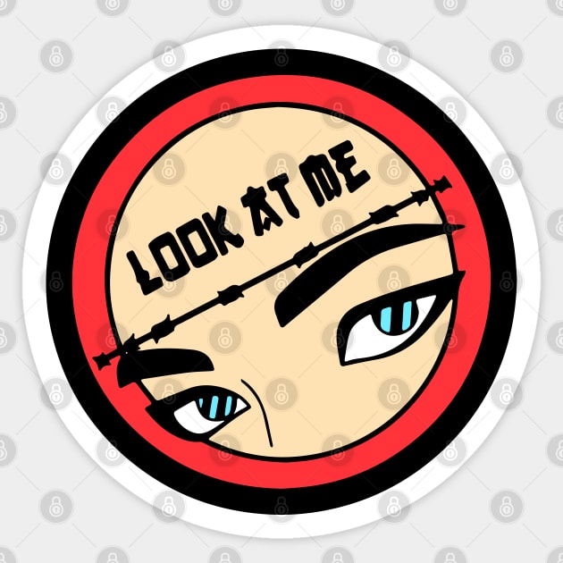 LOOK AT ME Sticker by BYVIKTOR